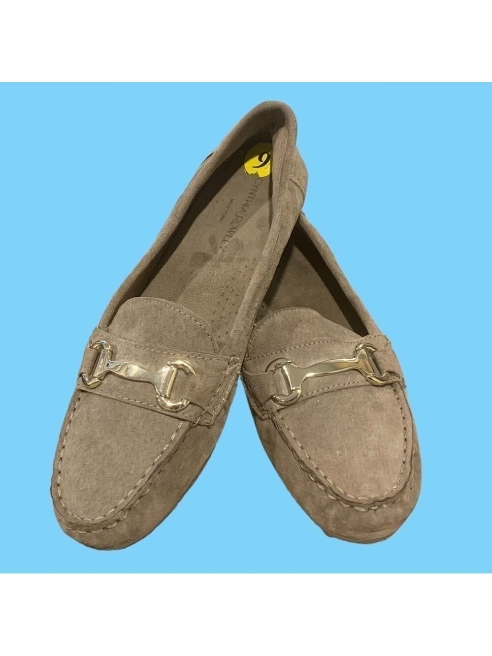 Cynthia Rowley Tan Suede Driving Shoes